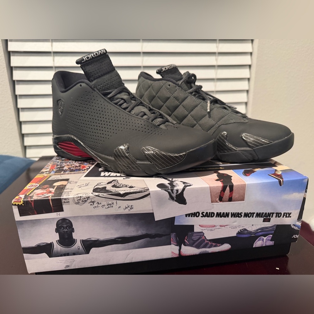 Air Jordan 14 Retro SE Black with Red Accents